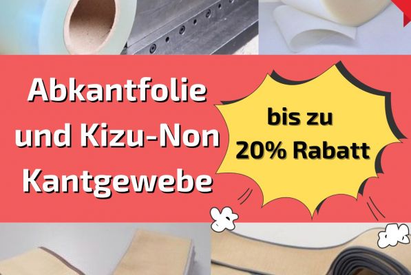 Schutz vor Kratzern und Druckstellen mit Abkantfolie – Jetzt Rabatt sichern