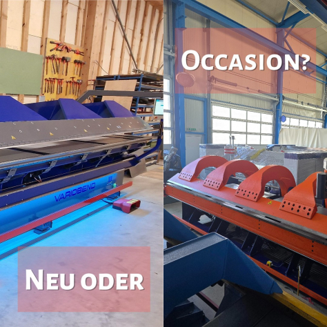 Neumaschine oder Occasionmaschine
